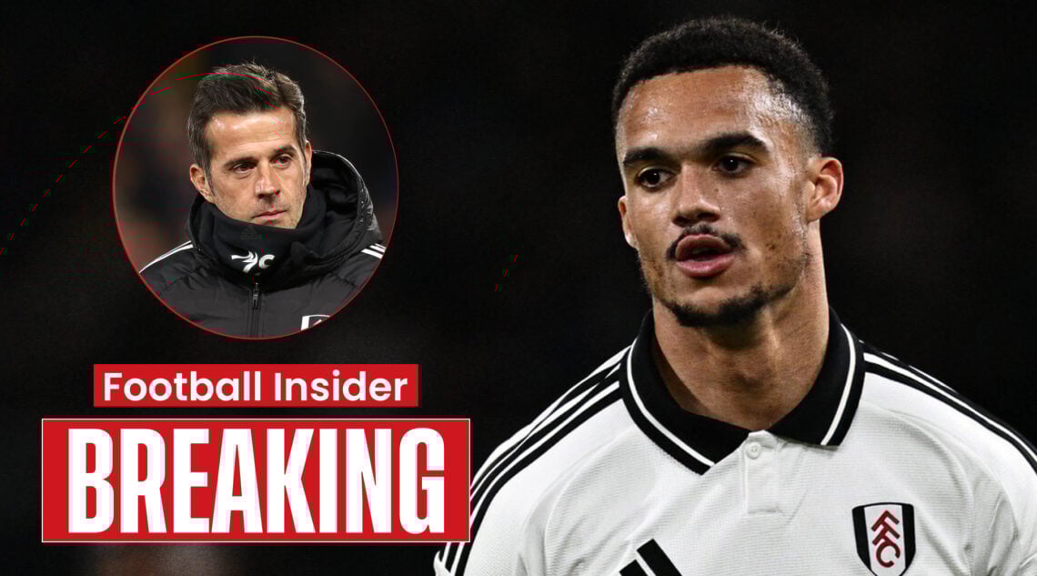 Fulham manager Antonee Robinson and Marco Silva