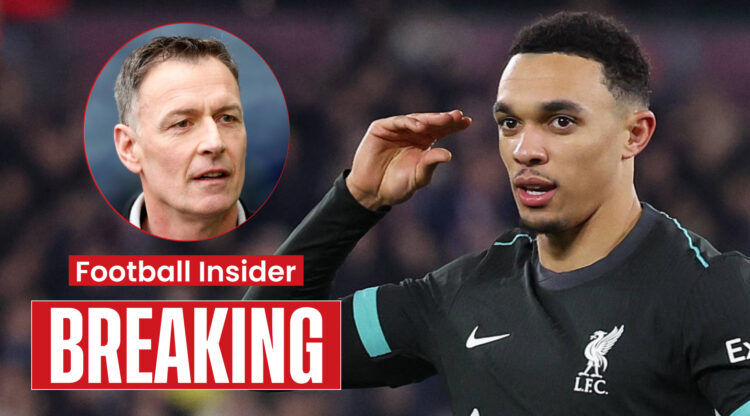 Pundit Chris Sutton and Liverpool defender Trent Alexander-Arnold
