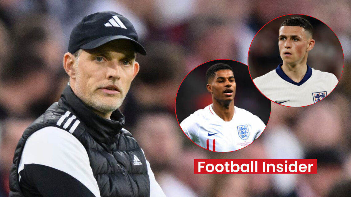 Thomas Tuchel, Marcus Rashford, Phil Foden, England