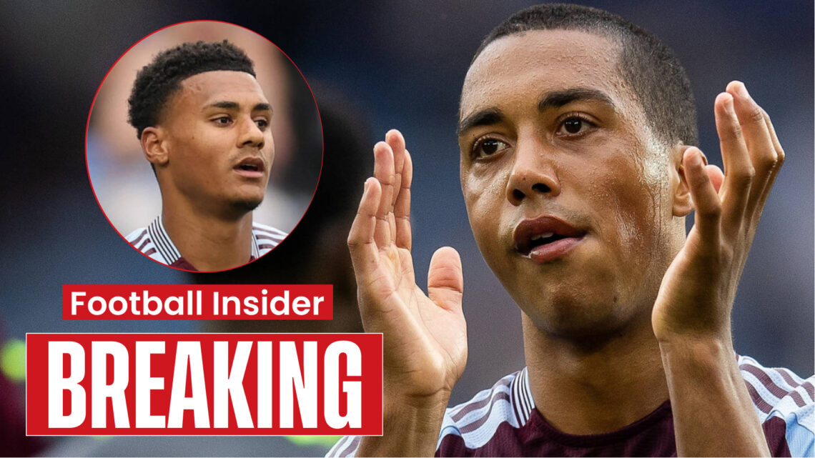 Aston Villa players Ollie Watkins and Youri Tielemans