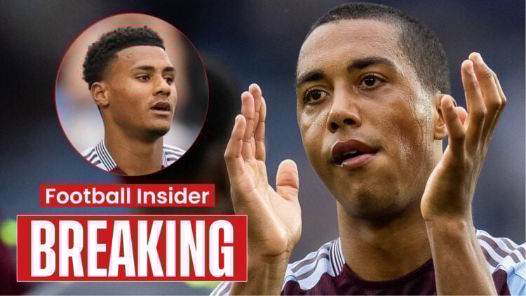 Aston Villa players Ollie Watkins and Youri Tielemans