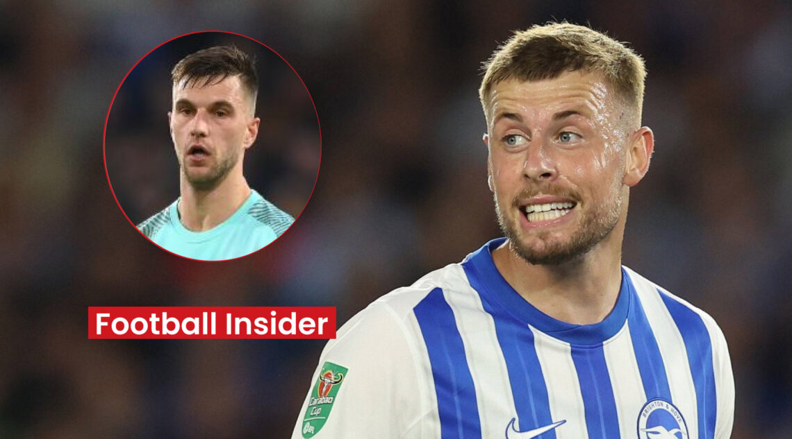 Brighton players Joel Veltman and Adam Webster