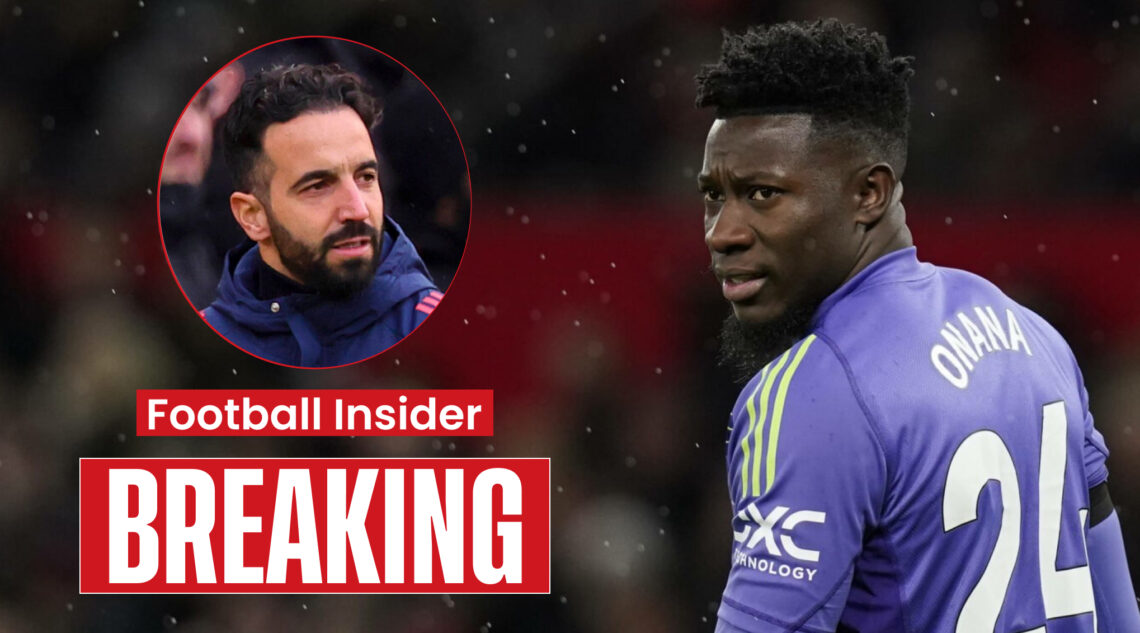 Andre Onana Ruben Amorim, Man United