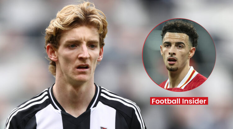 Anthony Gordon, Curtis Jones, Newcastle United