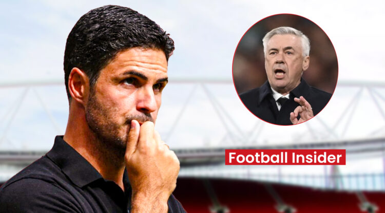 Mikel Arteta Carlo Ancelotti, Arsenal Real Madrid