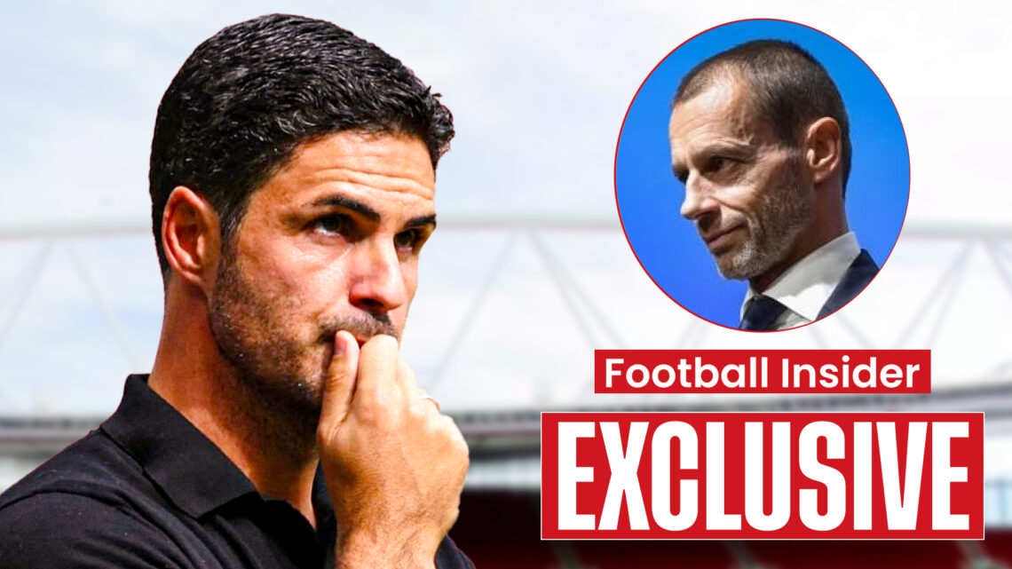 Aleksander Ceferin Mikel Arteta, Arsenal UEFA