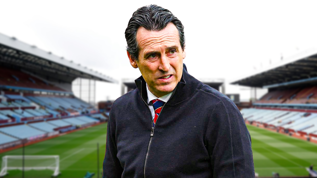 Aston Villa manager Unai Emery at Villa Park