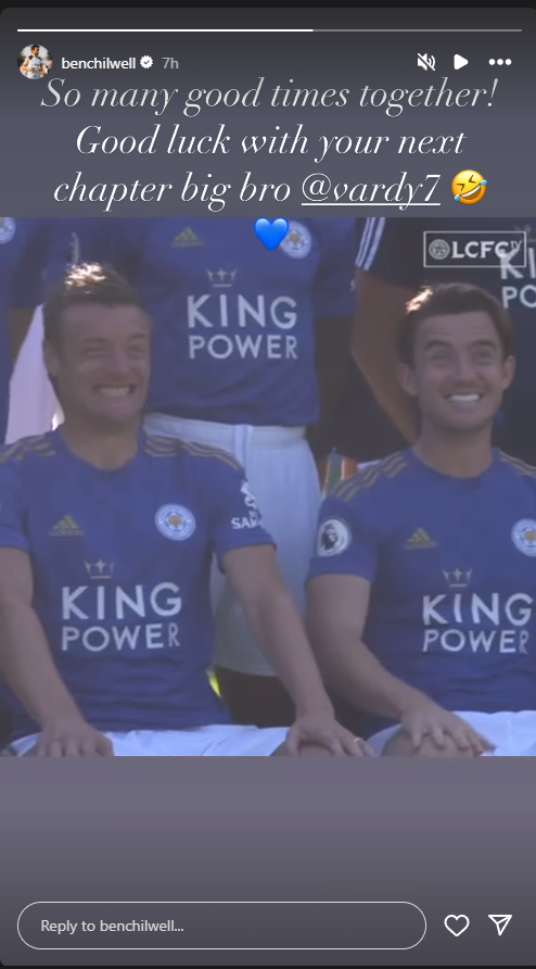 Ben Chilwell Instagram