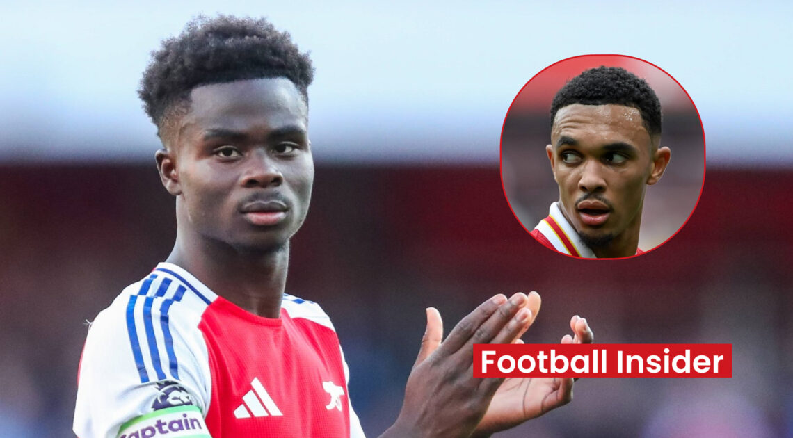 Bukayo Saka Arsenal Trent Alexander-Arnold Liverpool