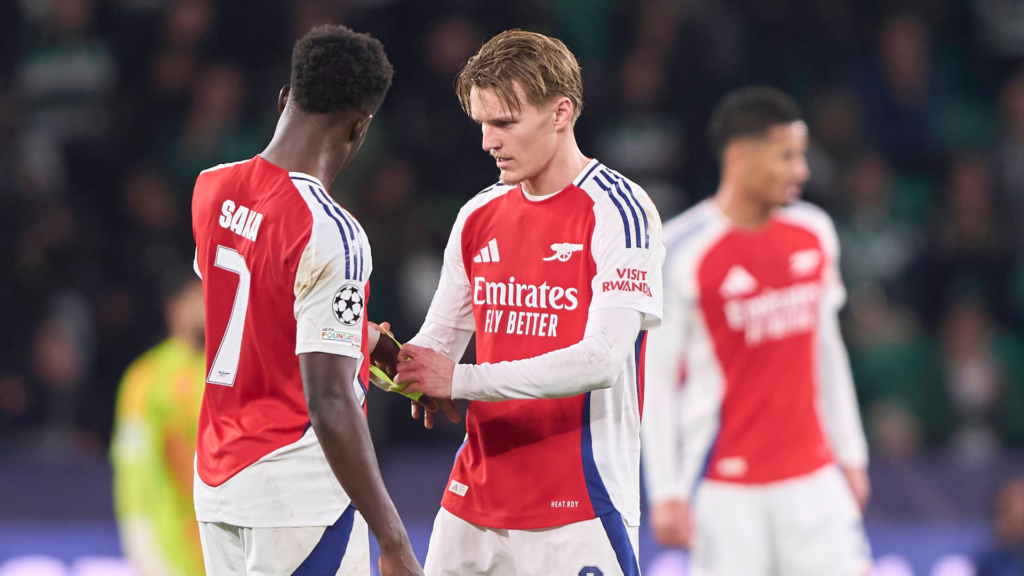 Bukayo Saka Martin Odegaard Arsenal