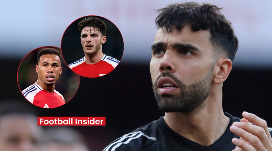 David Raya, Declan Rice, Gabriel Magalhaes, Arsenal