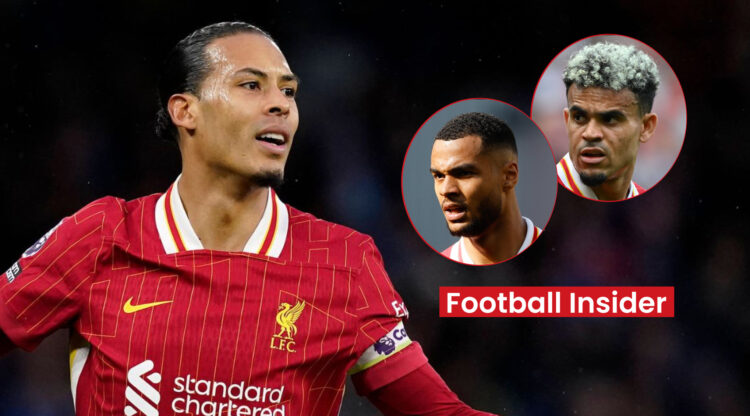 Virgil van Dijk Cody Gakpo Luis Diaz, Liverpool