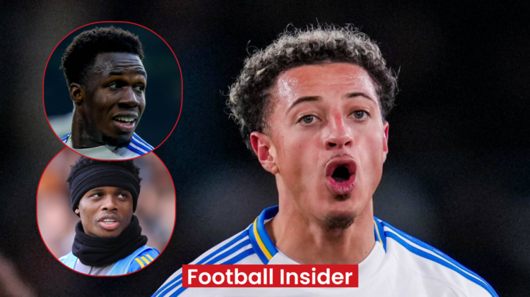 Ethan Ampadu Willy Gnonto Largie Ramazani Leeds United