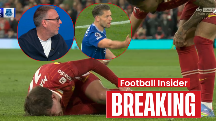 Everton Liverpool Tarkowski Mac Allister Merson