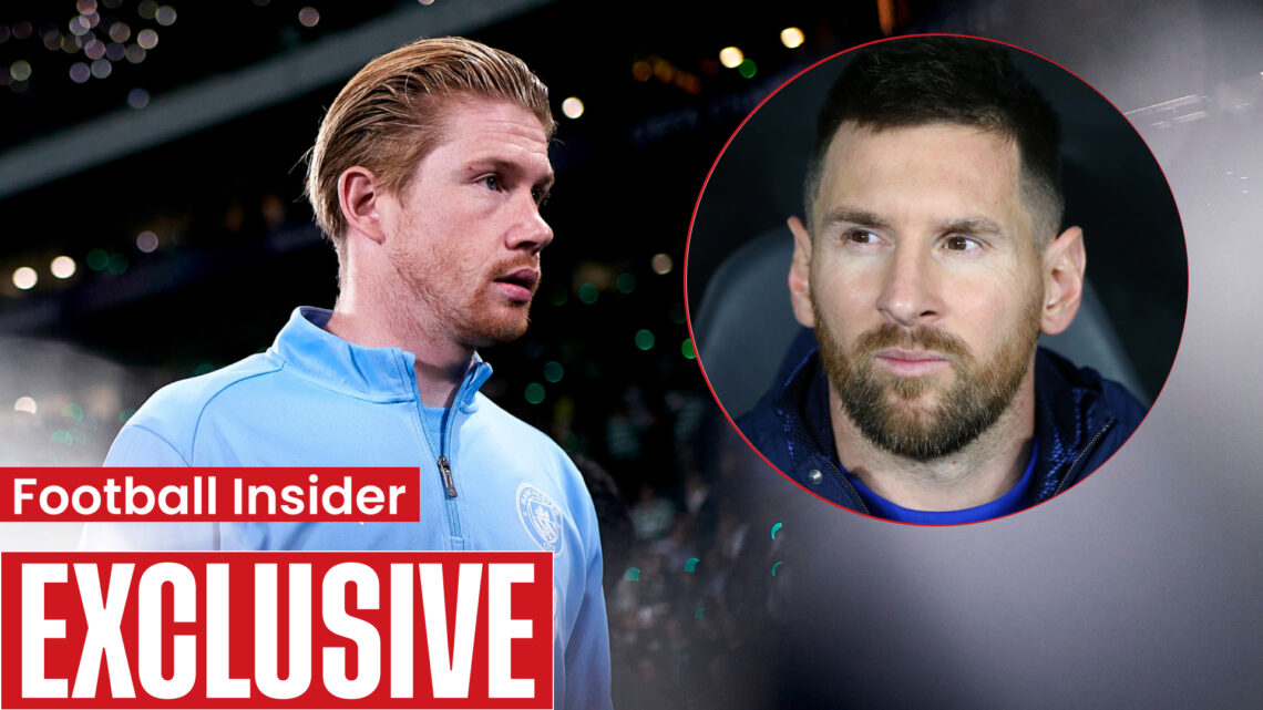 Kevin De Bruyne Lionel Messi Manchester City