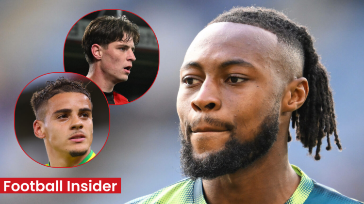 Antoine Semenyo Max Aarons Alex Scott Bournemouth