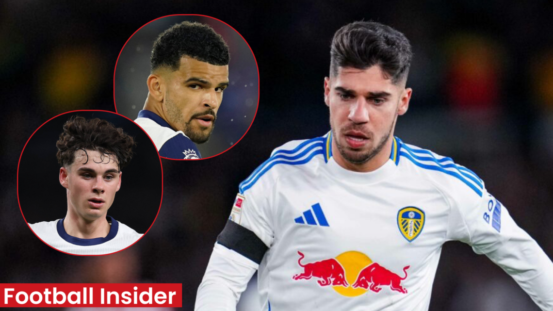 Archie Gray Dom Solanke Manor Solomon Leeds United Tottenham