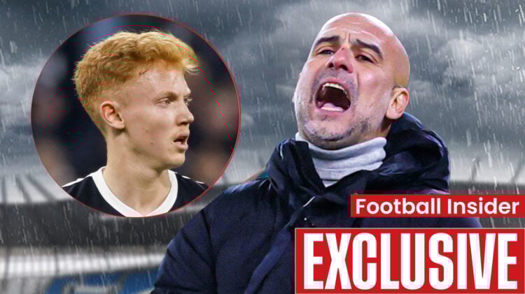 Hugo Larsson Pep Guardiola Manchester City