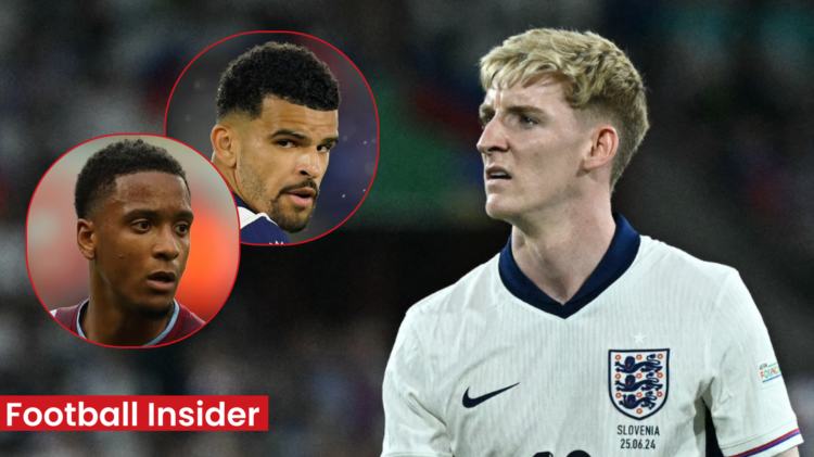 Ezri Konsa Dominic Solanke Anthony Gordon