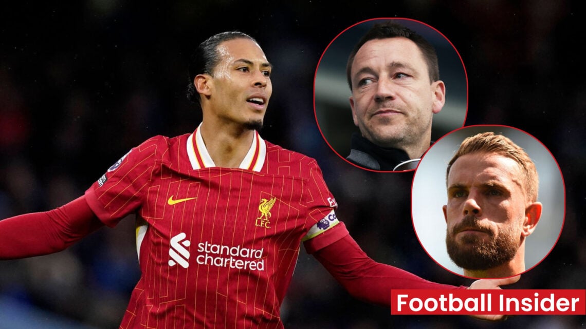 Virgil van Dijk John Terry Jordan Henderson