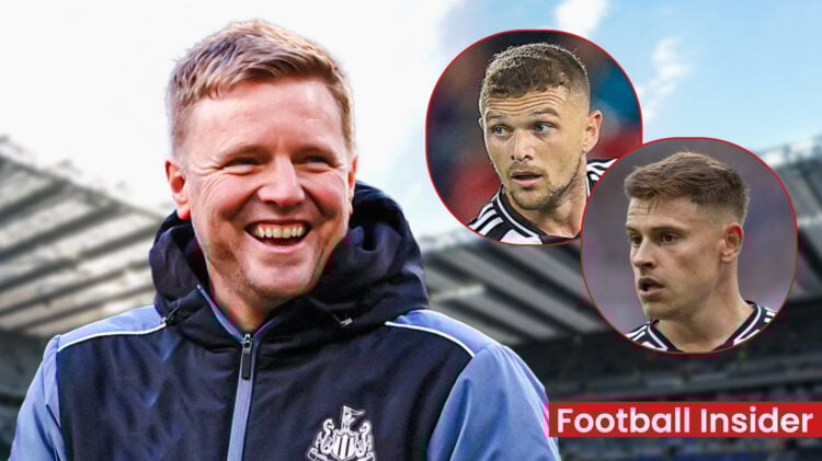 Eddie Howe Kieran Trippier Harvey Barnes Newcastle United