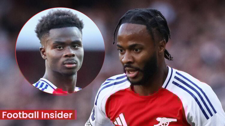 Bukayo Saka Raheem Sterling Arsenal