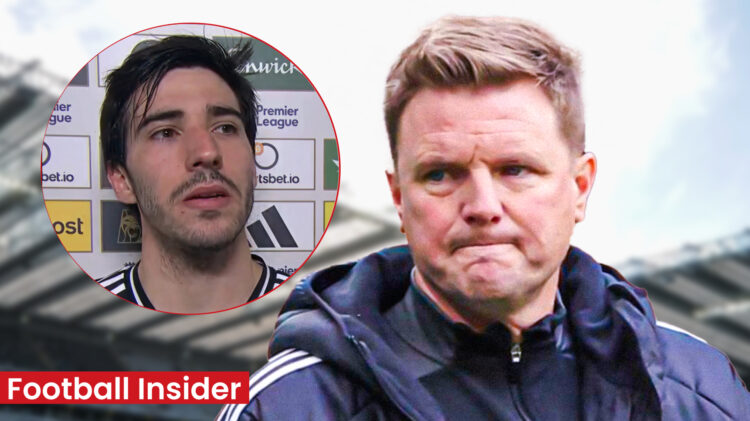 Sandro Tonali Eddie Howe Newcastle