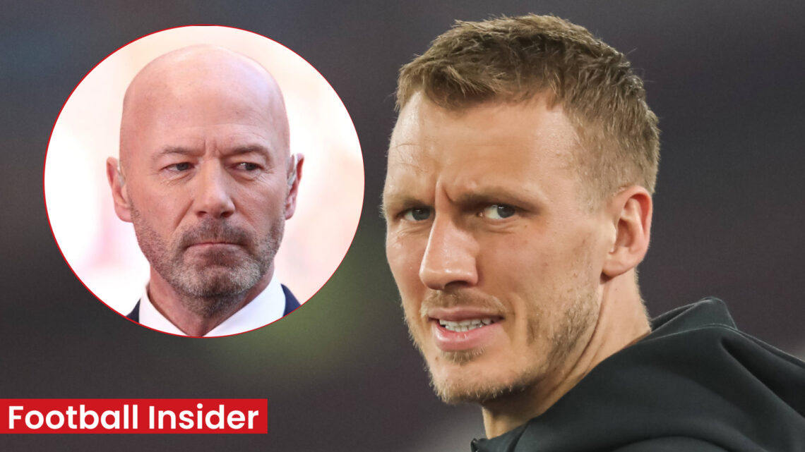 Alan Shearer Dan Burn Newcastle Un ited