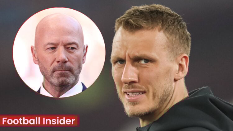 Alan Shearer Dan Burn Newcastle Un ited