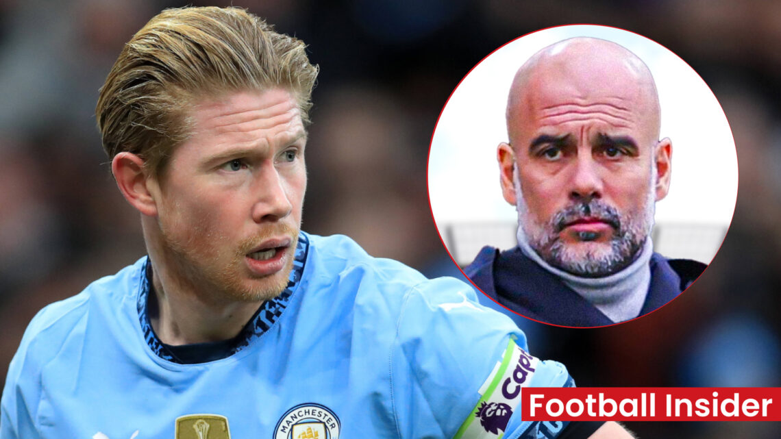 Pep Guardiola Kevin De Bruyne Manchester City