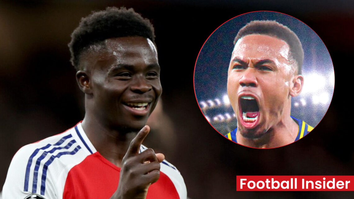 Bukayo Saka Gabriel Magalhaes Arsenal