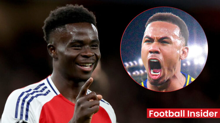 Bukayo Saka Gabriel Magalhaes Arsenal