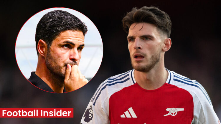 Mikel Arteta Declan Rice Arsenal