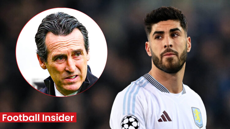 Unai Emery Marco Asensio Aston Villa