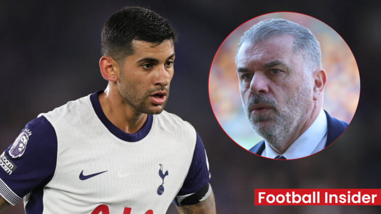 Cristian Romero Ange Postecoglou Tottenham