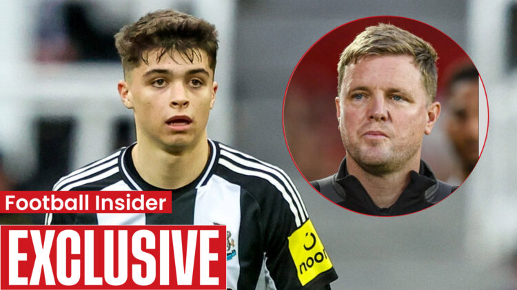 Lewis Miley Eddie Howe Newcastle United