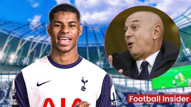 Marcus Rashford Daniel Levy Tottenham Hotspur