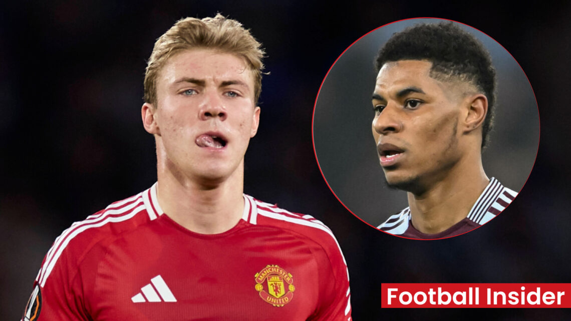 Rasmus Hojlund Marcus Rashford Man United
