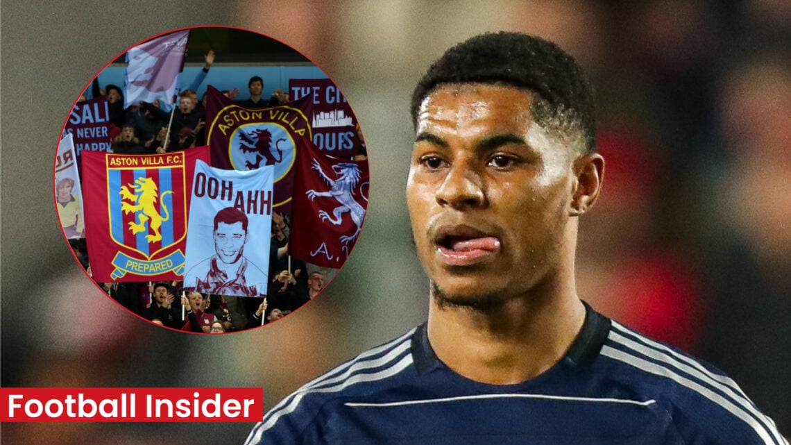 Marcus Rashford Aston Villa fans
