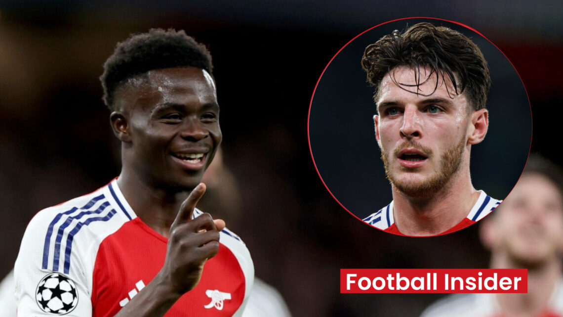 Bukayo Saka Declan Rice Arsenal