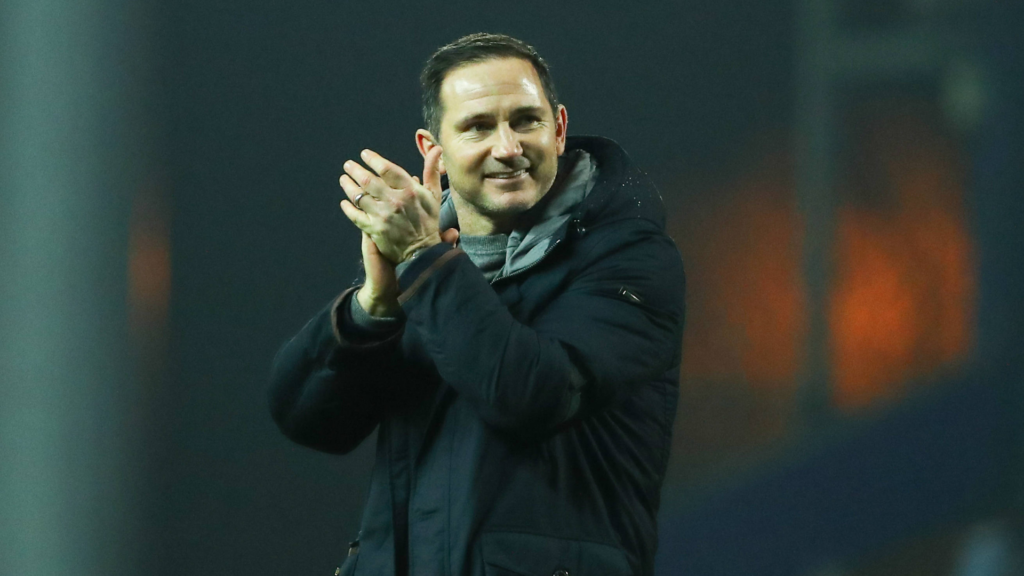 Frank Lampard applauding the supporters