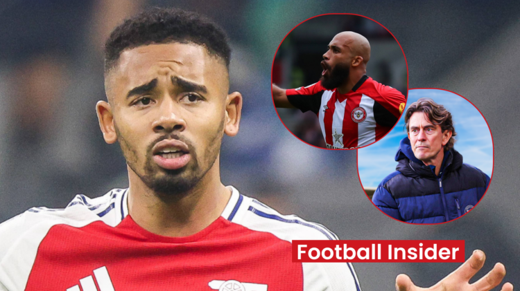 Gabriel Jesus Arsenal Thomas Frank Bryan Mbeumo Brentford