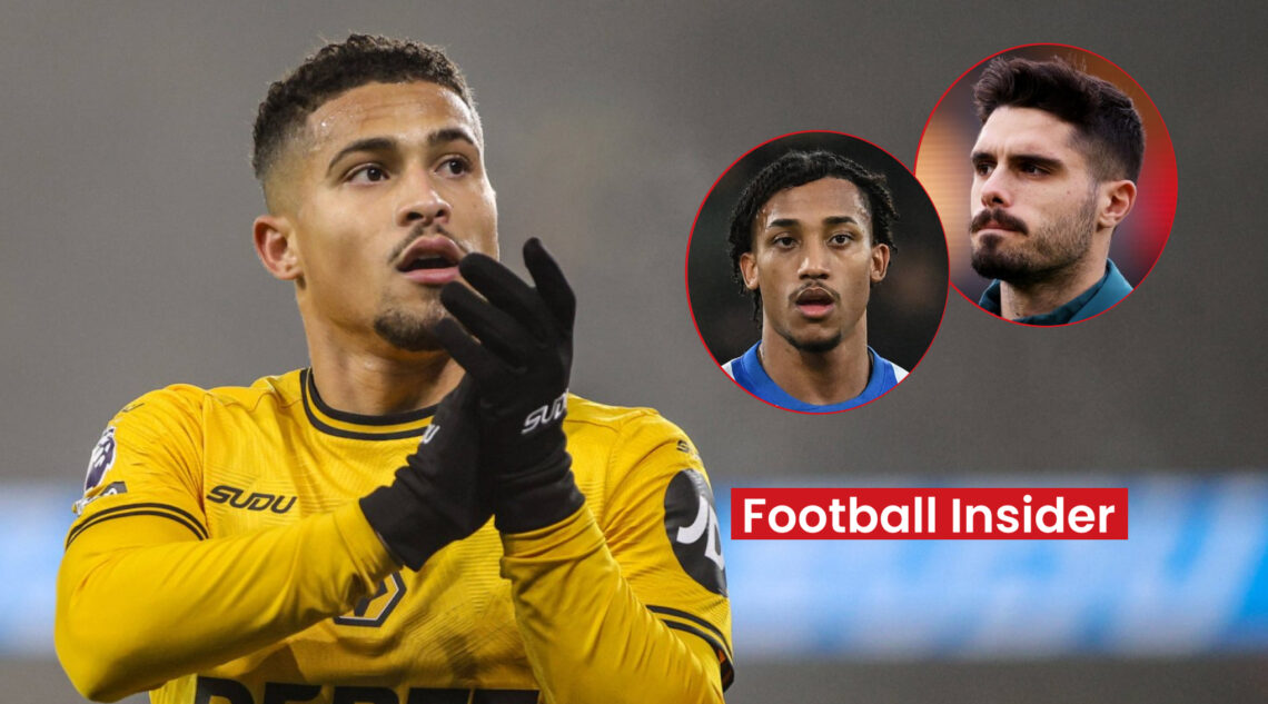 Pedro Neto Joao Gomes Joao Pedro, Wolves Brighton Chelsea