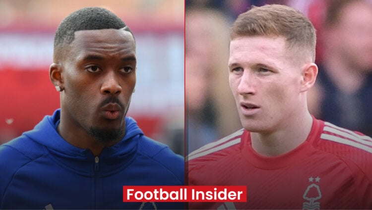 Callum Hudson-Odoi Elliot Anderson Nottingham Forest