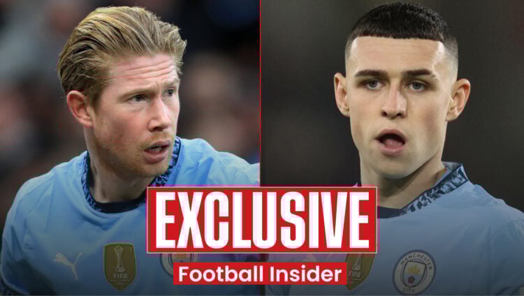 Kevin De Bruyne Phil Foden Manchester City