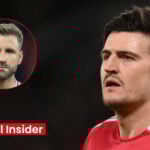 Harry Maguire with Luke Shaw