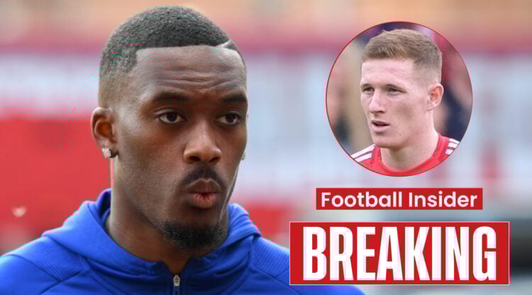 Nottingham Forest players Callum Hudson-Odoi and Elliot Anderson