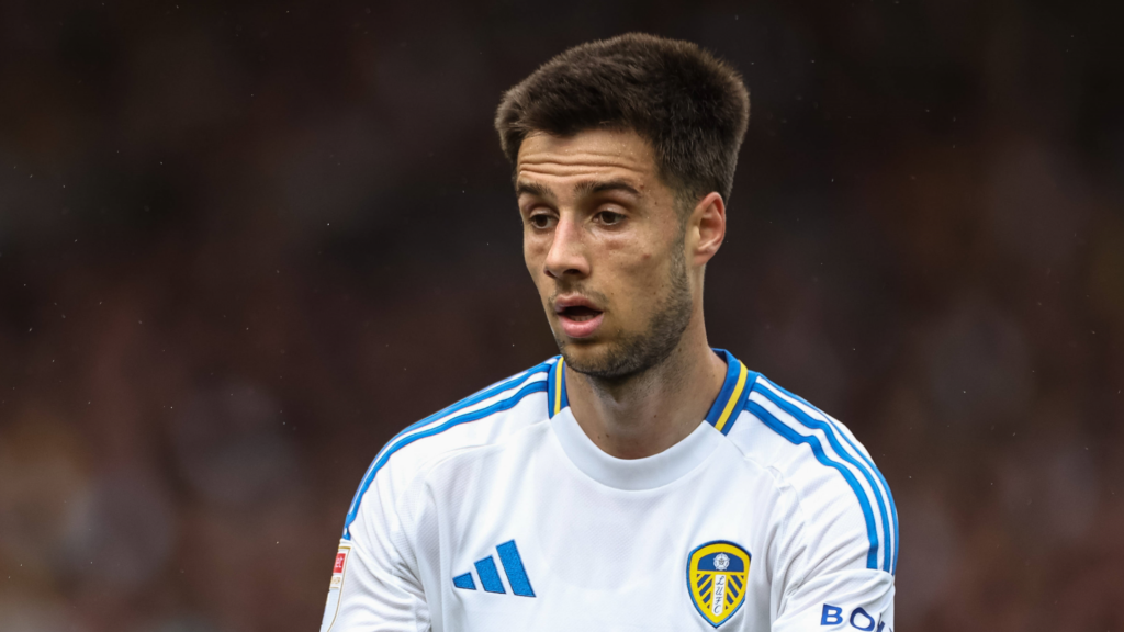 Leeds midfielder Ilia Gruev
