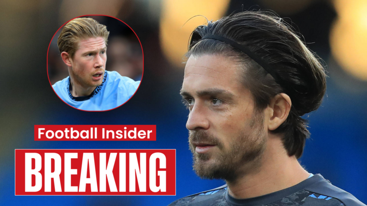 Jack Grealish Kevin De Bruyne Man City