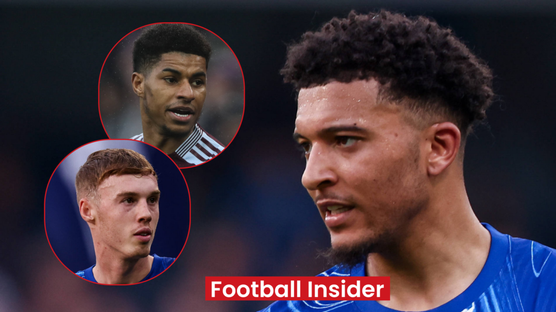 Jadon Sancho Cole Palmer Chelsea Marcus Rashford Aston Villa